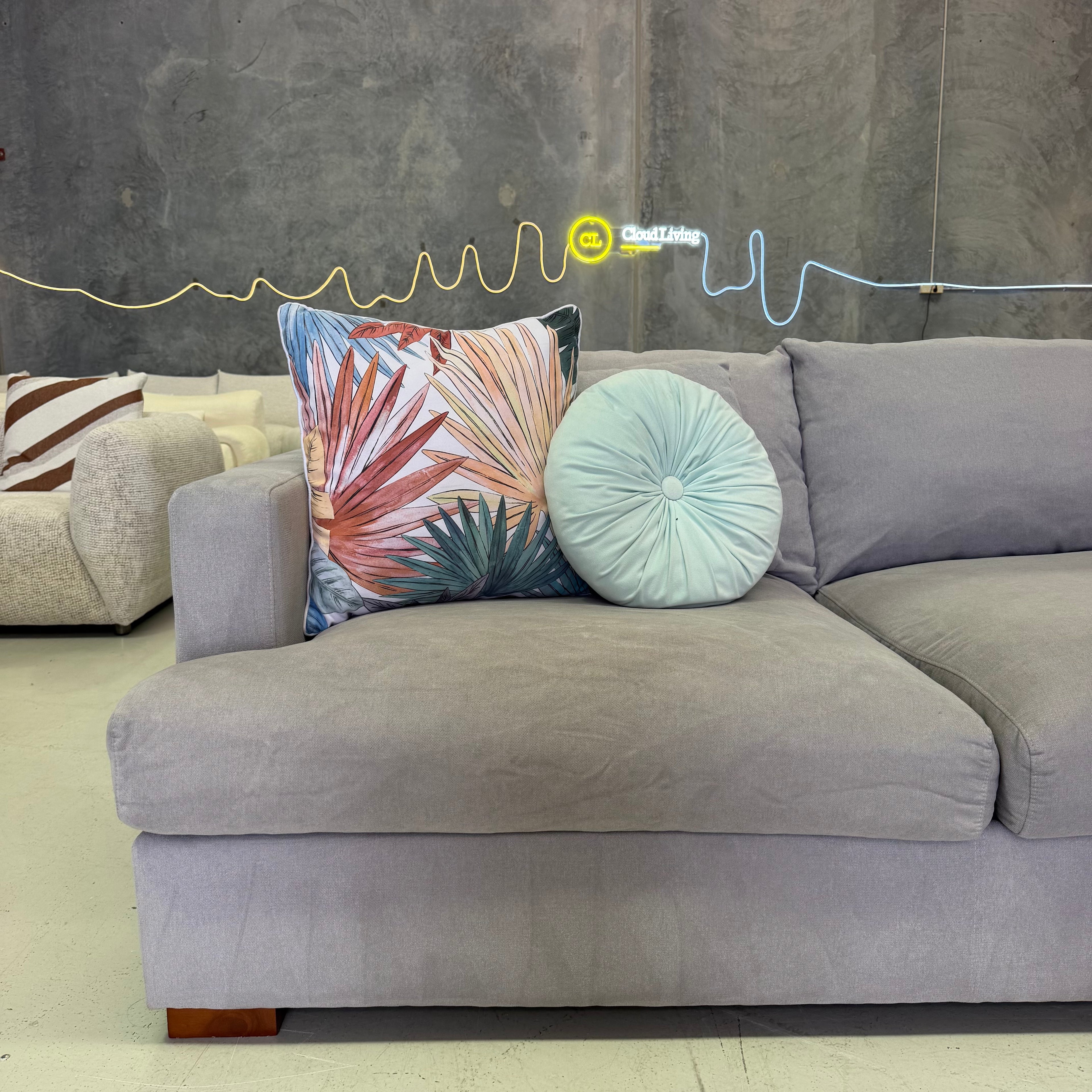 The Furniture Gallery Monaco Corner  Sofa 6 Seater