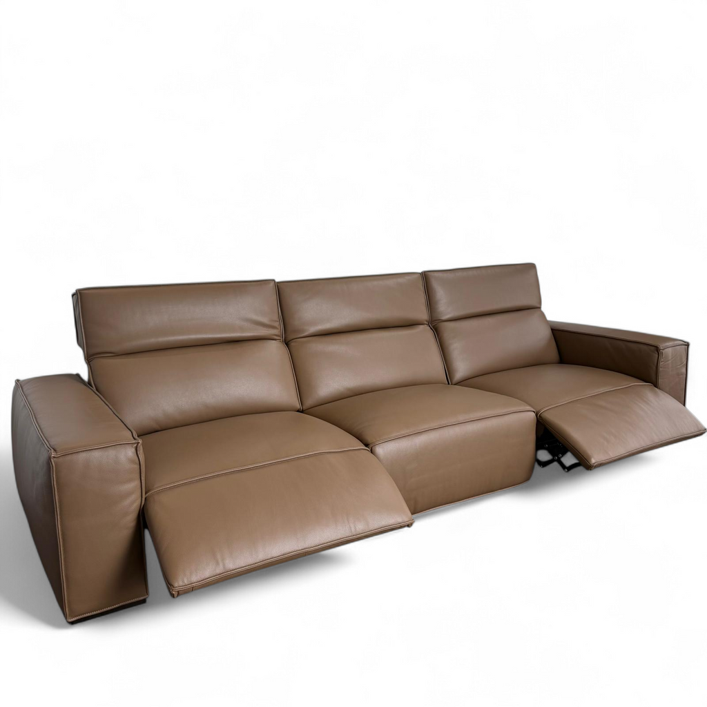 Prestige Recliner Sofa — Premium Leather 3.5 Seater