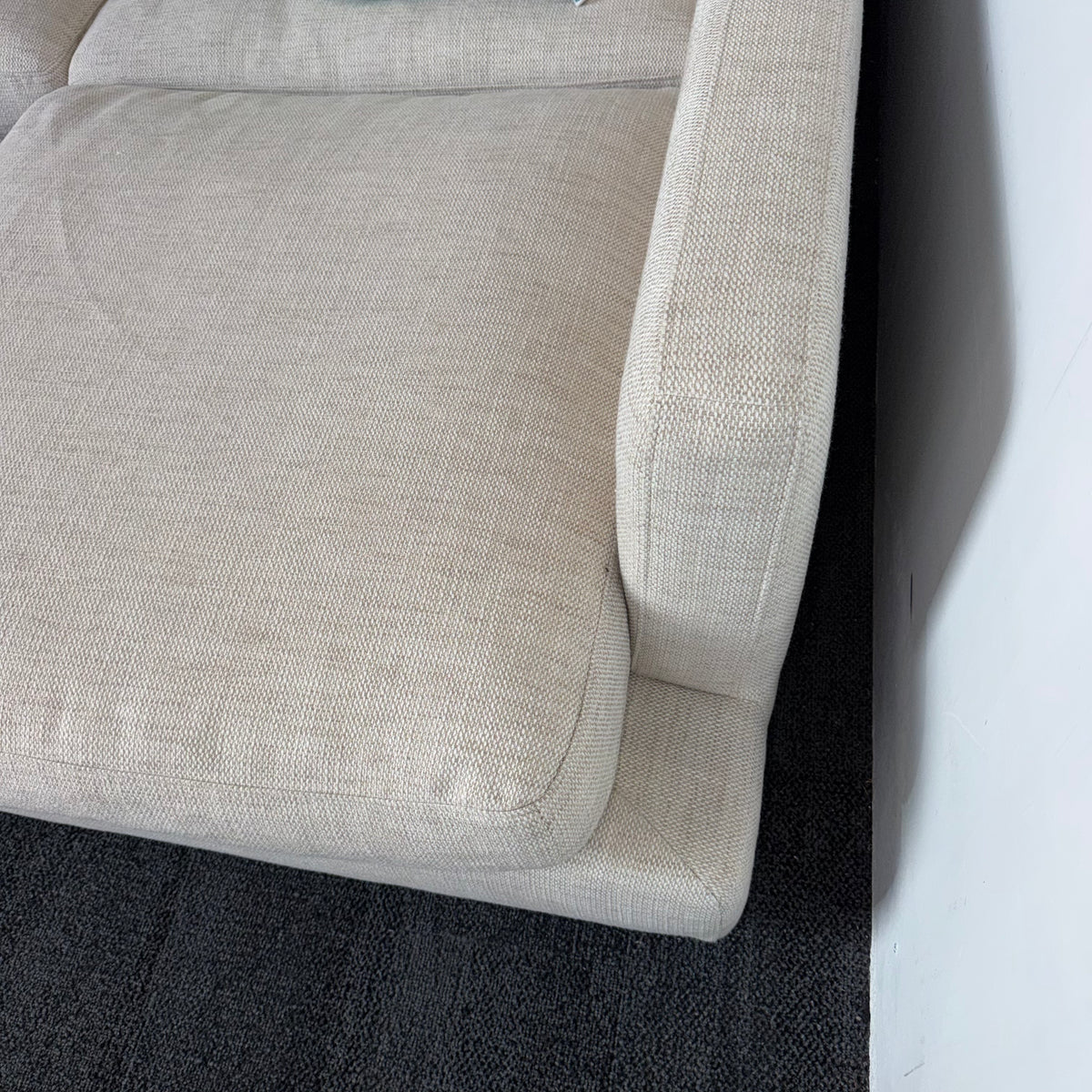 Freedom Long Island 5.5 Seater Feather-Filled Couch with Chaise & Ottoman