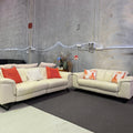 Nick Scali Electric Recliner Leather Sofa Set with Chaise – 2.5 + 2 Seater