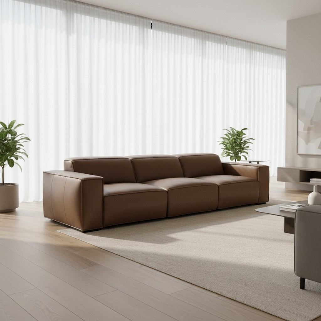 Prestige Recliner Sofa — Premium Leather 3.5 Seater