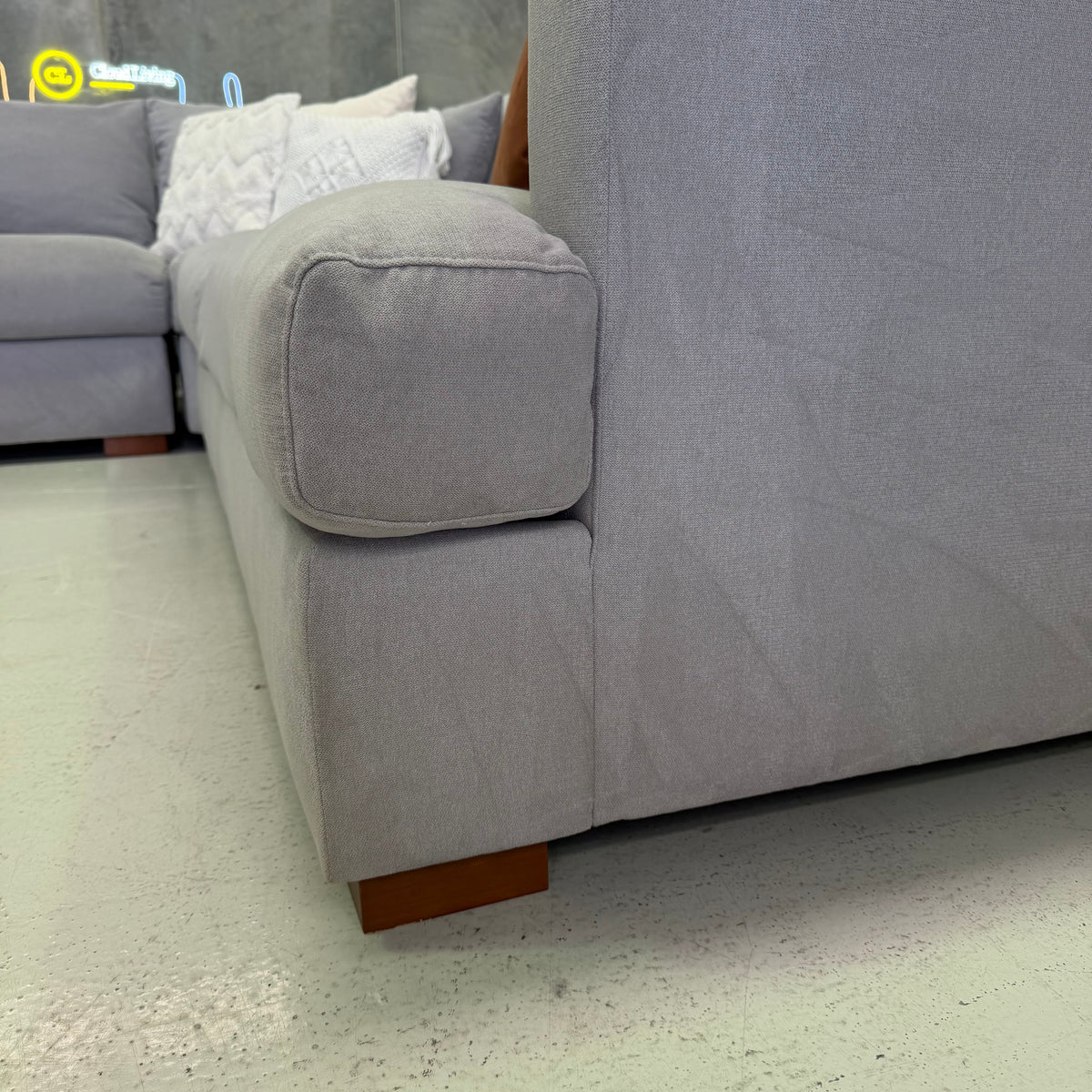The Furniture Gallery Monaco Corner  Sofa 6 Seater
