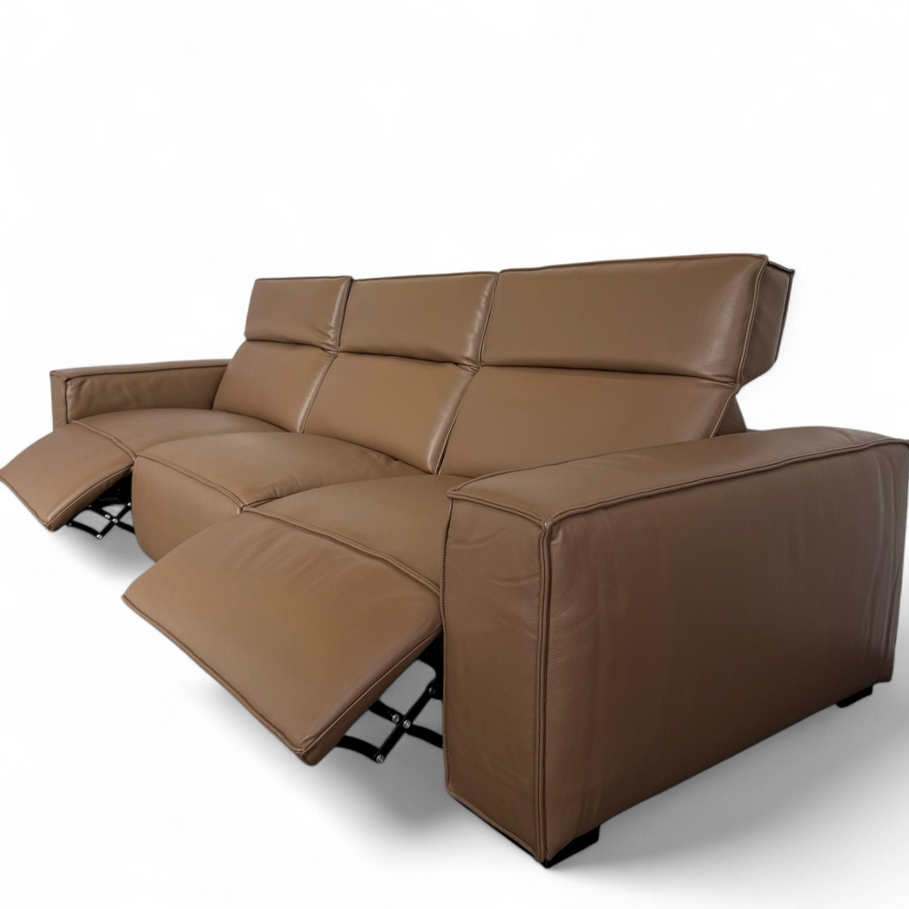 Prestige Recliner Sofa — Premium Leather 3.5 Seater