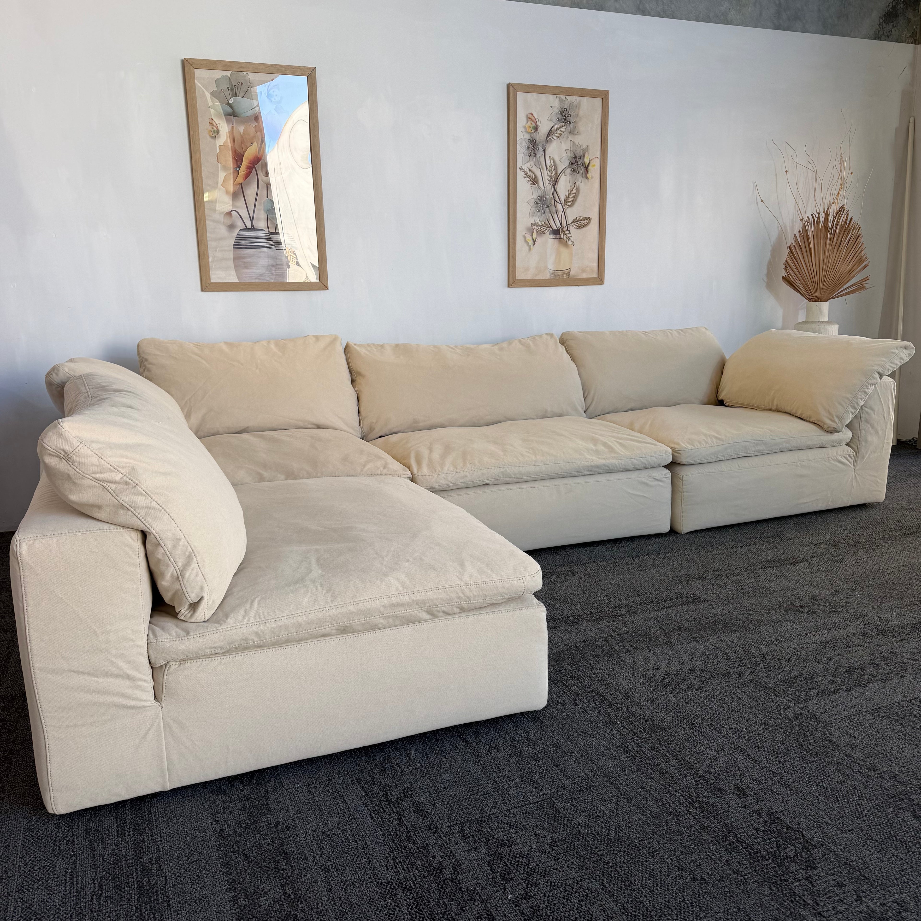 Harvey Norman – 4 Piece Modular Cloud Couch