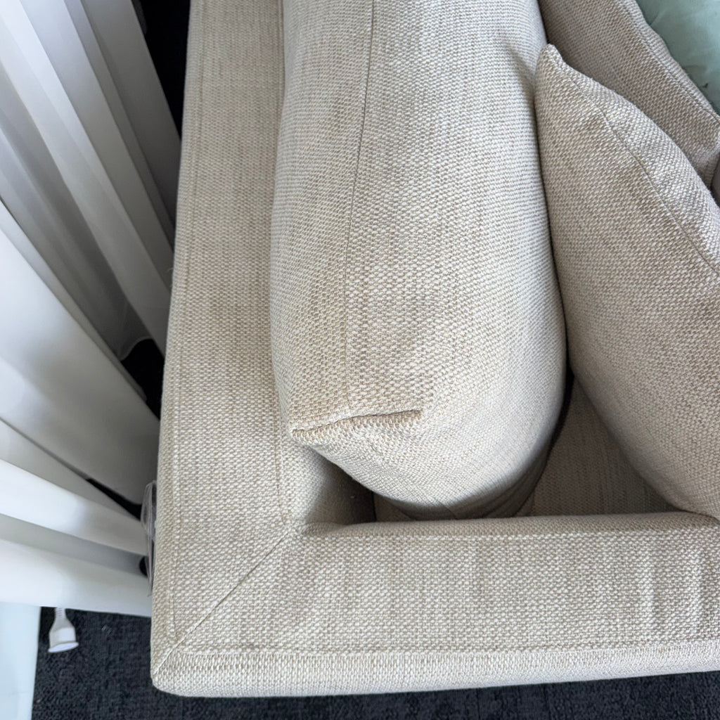 Freedom Long Island 5.5 Seater Feather-Filled Couch with Chaise & Ottoman